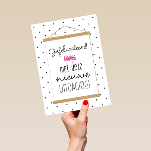 gefeliciteerd banner