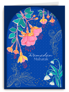 Ramadan Mubarak   blauw