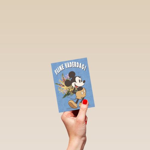 vaderdag kaart mickey fijne vaderdag