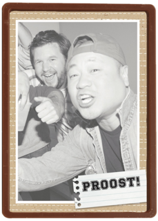 fotokaart staand proost