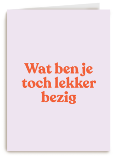 goed gedaan kaart andc wat ben je toch lekker bezig