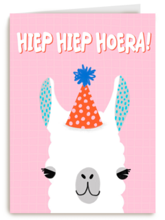 hiep hiep feestalpaca hoera