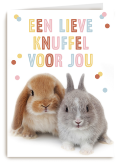 konijntjes een lieve knuffel voor jou