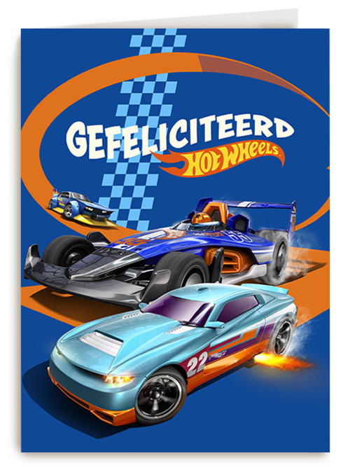 Verjaardagskaart Hallmark | Hotwheels Gefeliciteerd