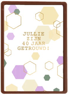 Jullie zijn 40 jaar getrouwd