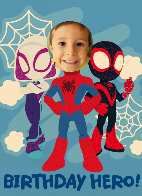 Birthday hero spidey and friends