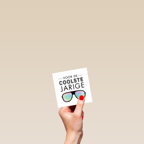 voor de coolste jarige zonnebril
