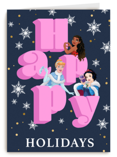 Happy Holidays Disney Princess