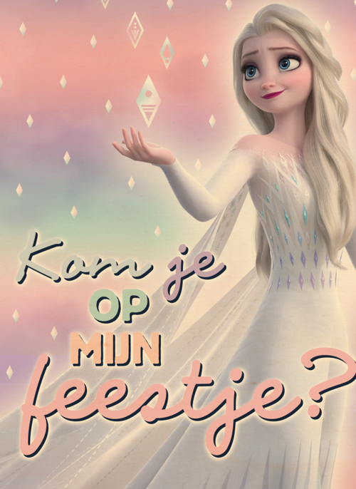 Houten Kaart Verjaardagsfeest Kinderfeest Feest | Frozen Uitnodiging Kom Je Op Mijn Feestje