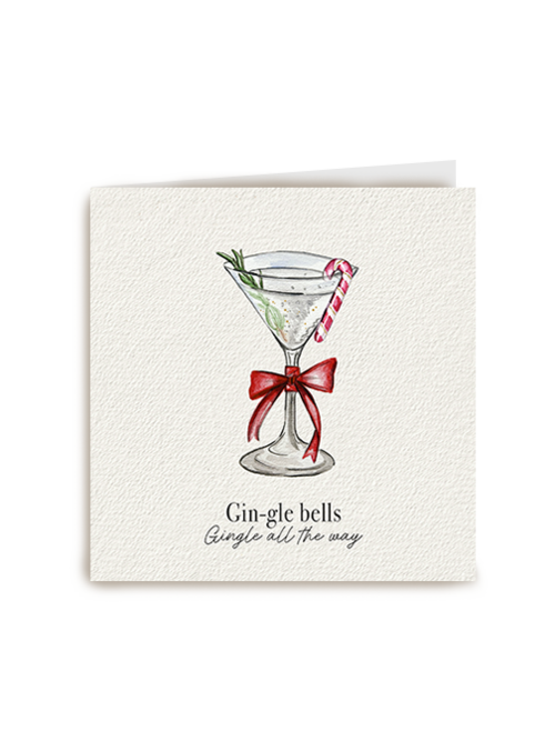 Kerstkaart Hallmark | GinGle Bells