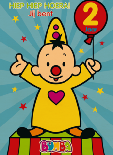 bumba met ballon twee jaar