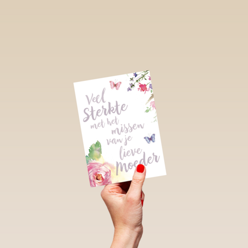 veel sterkte met het missen van je lieve moeder