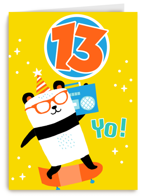Panda met Boombox 13 jaar