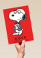 geslaagd kaart goed gedaan snoopy