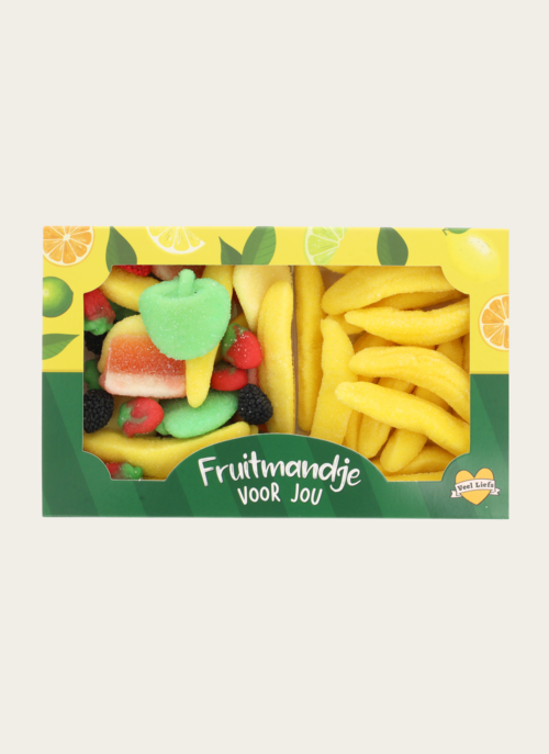 Brievenbus Snoep Fruitmandje Voor Jou | Veel Liefs Cadeau Chocolade |