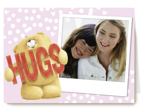 forever friends fotokaart hugs
