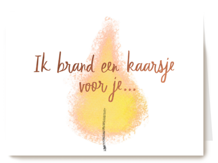 ik brand een kaarsje voor je