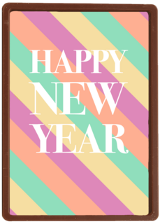 Nieuwjaar kaart happy new year