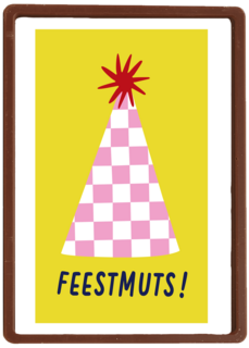 Verjaardagskaart Feestmuts