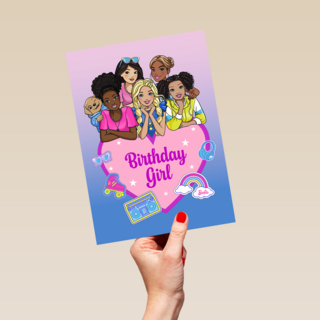 Barbie Birthday Girls Heart
