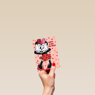 Minnie Mouse Happy Birthday roze