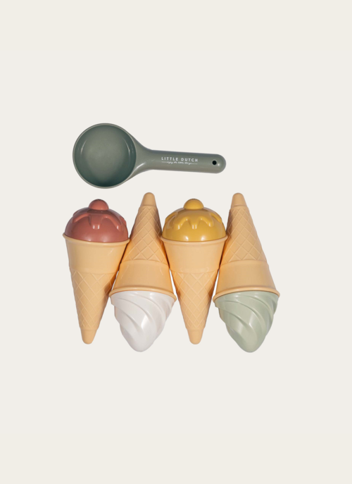 Little Dutch Ijsjes Strandset 9-delig | Little Dutch Cadeau Speelgoed |