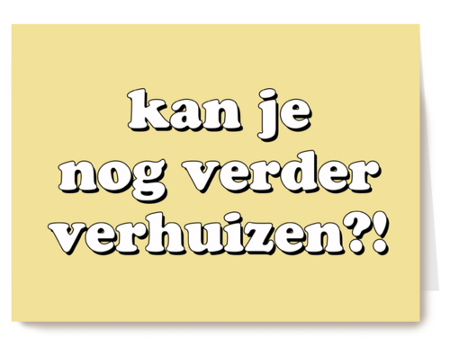 emigratie kaart kan je nog verder verhuizen