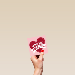 Valentijnskaart vriendschap Hart you are amazing