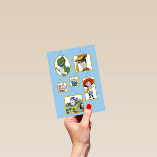 Rijksmuseum X ToyStory kaart met lijstjes