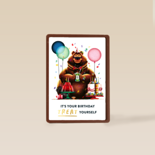 folio bear its your birthday treat yourself
