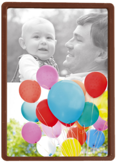 verjaardag fotokaart met heel veel ballonnen