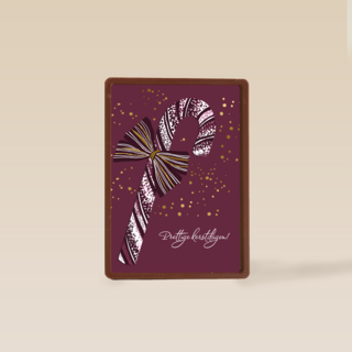 Kerstkaart candy cane