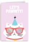Uitnodiging verjaardagsfeest Lets pawwty