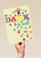 smile kaart bloemetjes dank je wel
