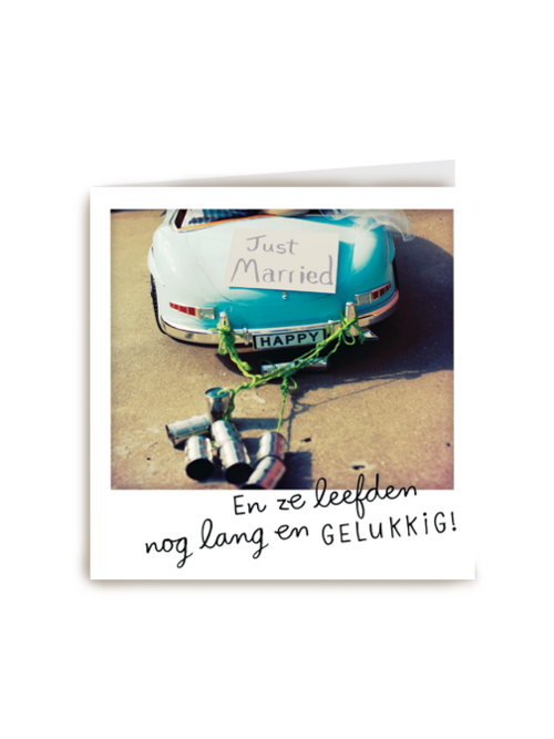 Kaart Hallmark | Felicitatie Huwelijk | Polaroid Kaart Pas Getrouwd