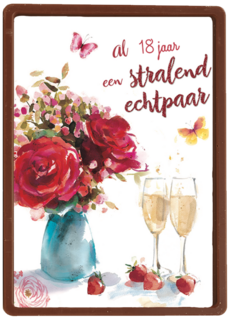 huwelijksjubileum al zoveel jaar een stralend echtpaar