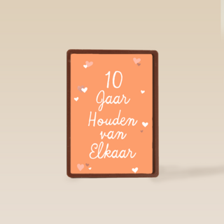 10 Jaar houden van elkaar