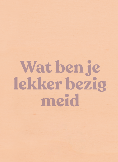 Houten Kaart Nieuwe Zaak Nieuwe Baan | Houten Kaart Hallmark | Nieuwe Zaak Nieuwe Baan | Succes Kaart Andc Lekker Bezig Meid