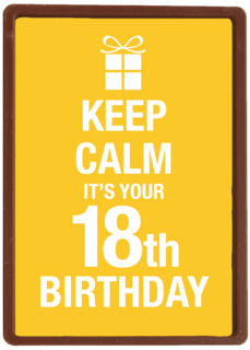 Keep calm its your 18th birthday