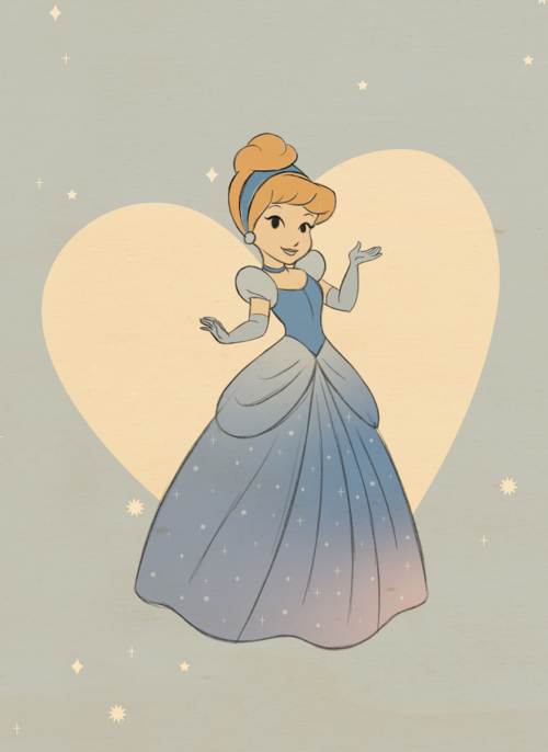 prinses kaart disney verjaardag blanco assepoester