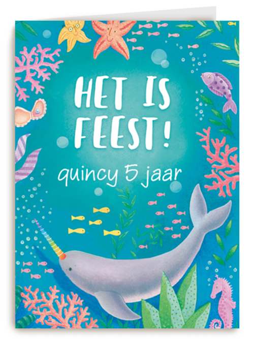 het is feest met deze narwal