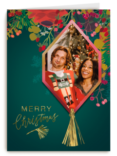 Kerstkaart fotokaart merry christmas