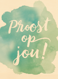watercolor proost op jou