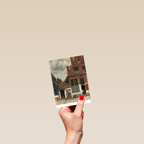studio art kaart van schilderij johannes vermeer een nieuw huis