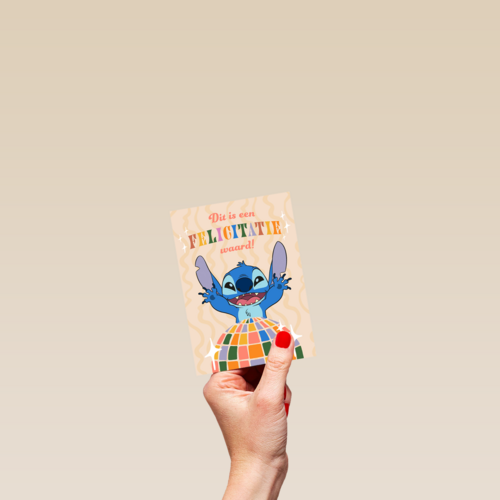 Felicitatie Disney Stitch