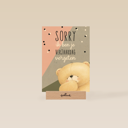 forever friends sorry ik ben je verjaardag vergeten