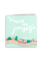 Hoera een jongetje geboortefelicitatie
