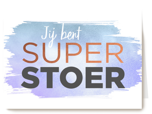 Kaart | Hallmark | Compliment | Jij Bent Super Stoer