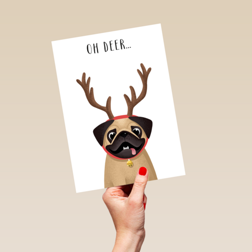 hond met gewei