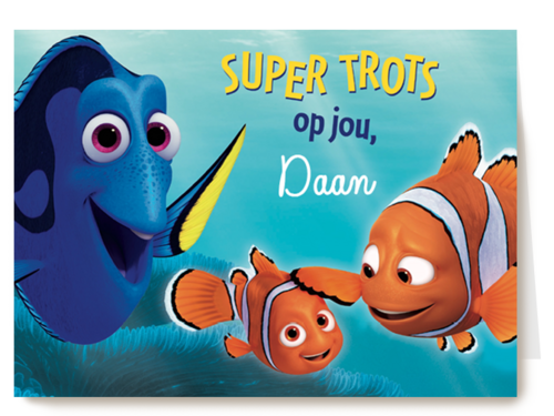 Kaart Hallmark | Zwemdiploma | Disney Finding Dory Super Trots Op Jou